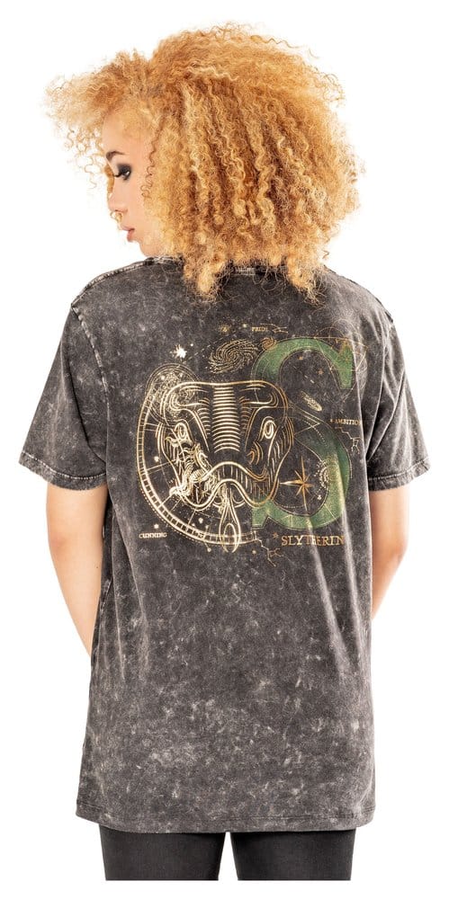 Harry Potter T-Shirt Slytherin Acid Wash Größe XXL - Versand: 7 Tage nach Bestellung