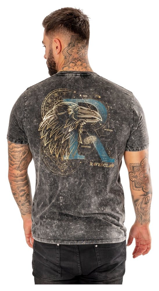 Harry Potter T-Shirt Ravenclaw Acid Wash Größe XXL - Versand: 7 Tage nach Bestellung