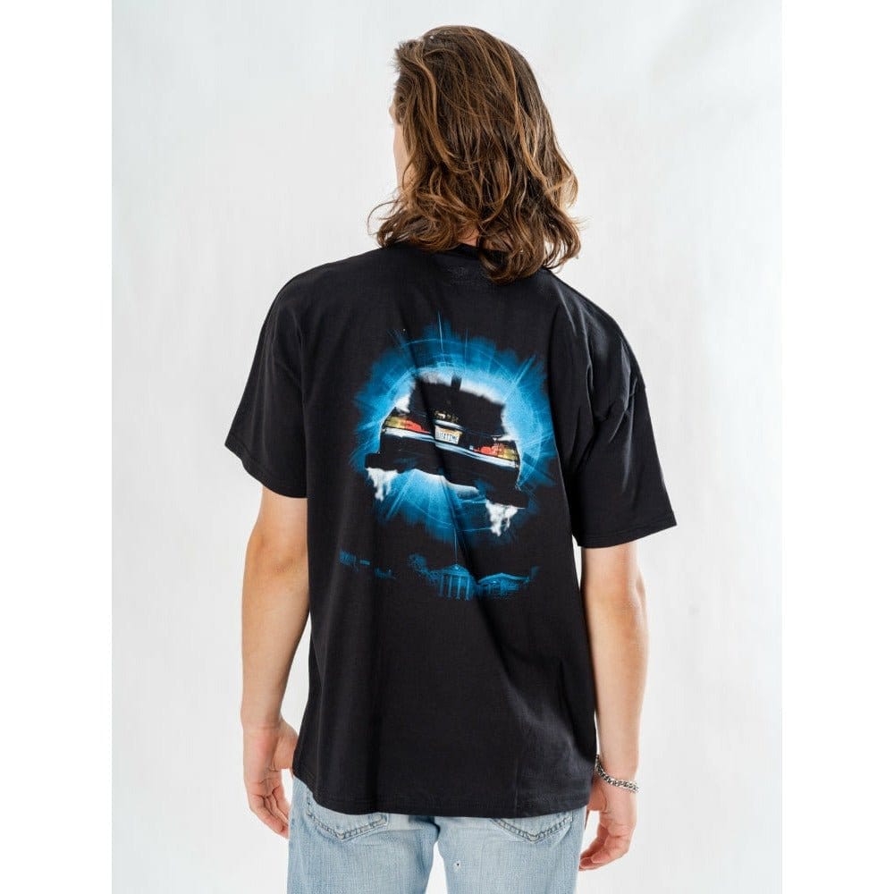 Zurück in die Zukunft T-Shirt Delorean Reverse Größe S - Versand: 7 Tage nach Bestellung