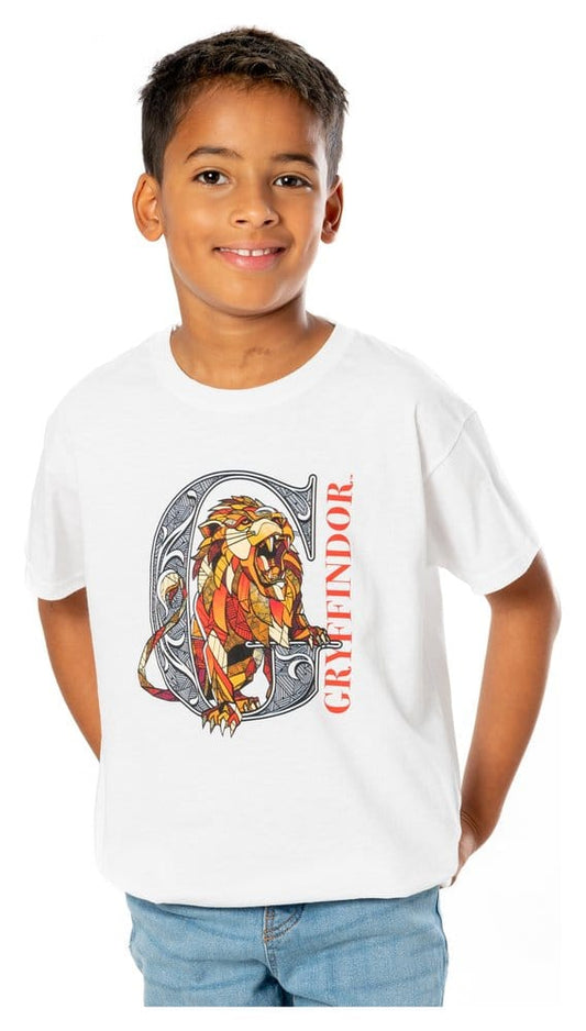 Harry Potter Kids T-Shirt Gryffindor Mosaic Größe 7-8 - Versand: 7 Tage nach Bestellung