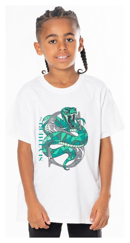 Harry Potter Kids T-Shirt Slytherin Mosaic Größe 12-13 - Versand: 7 Tage nach Bestellung