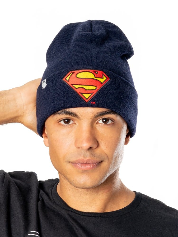 Superman Beanie Classic - Versand: 7 Tage nach Bestellung