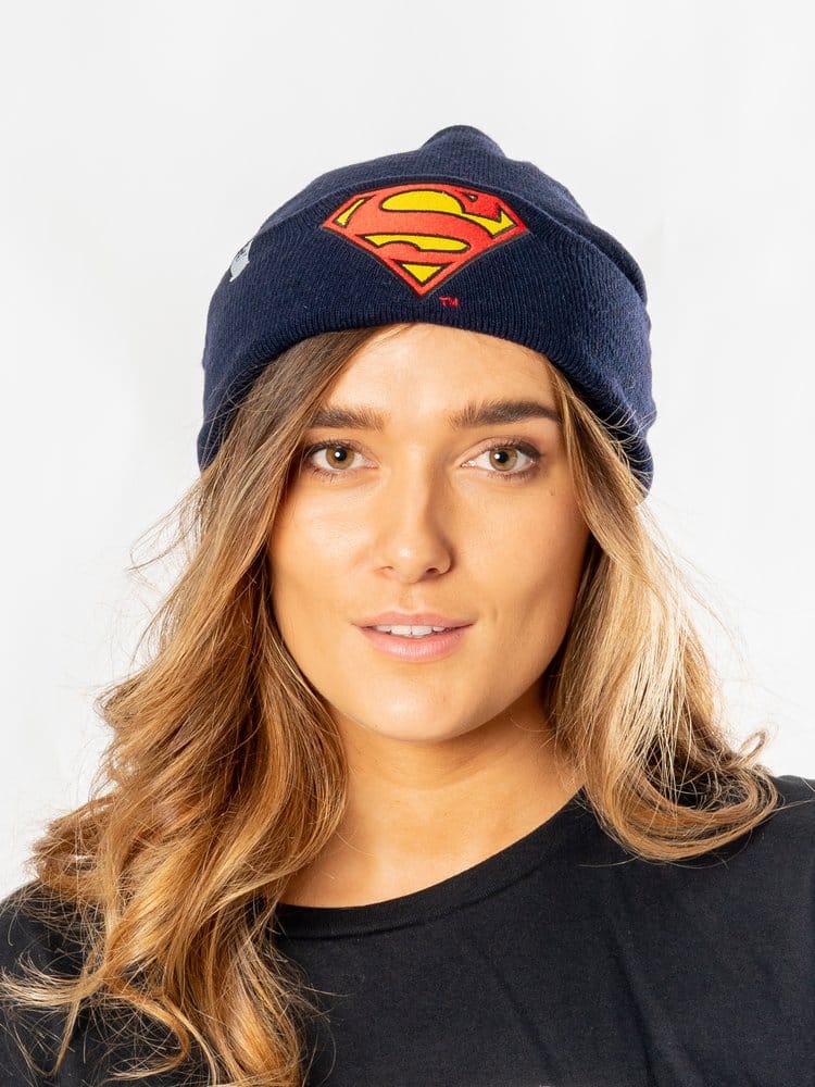 Superman Beanie Classic - Versand: 7 Tage nach Bestellung