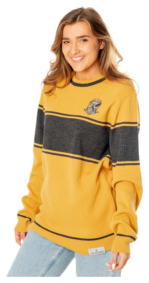 Harry Potter Kids Sweater Hufflepuff Varsity Größe XXL - Versand: 7 Tage nach Bestellung