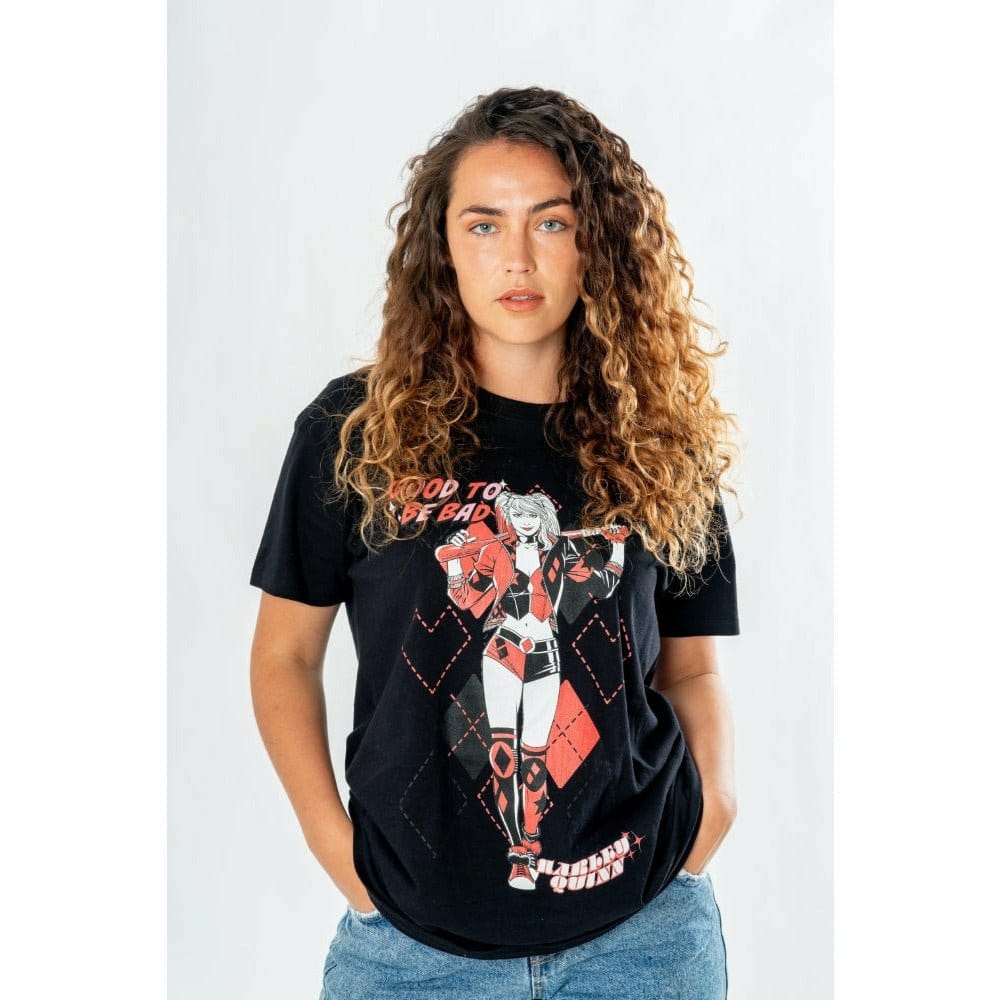 DC Comics T-Shirt Harley Quinn Got To Be Bad Größe XL - Versand: 7 Tage nach Bestellung