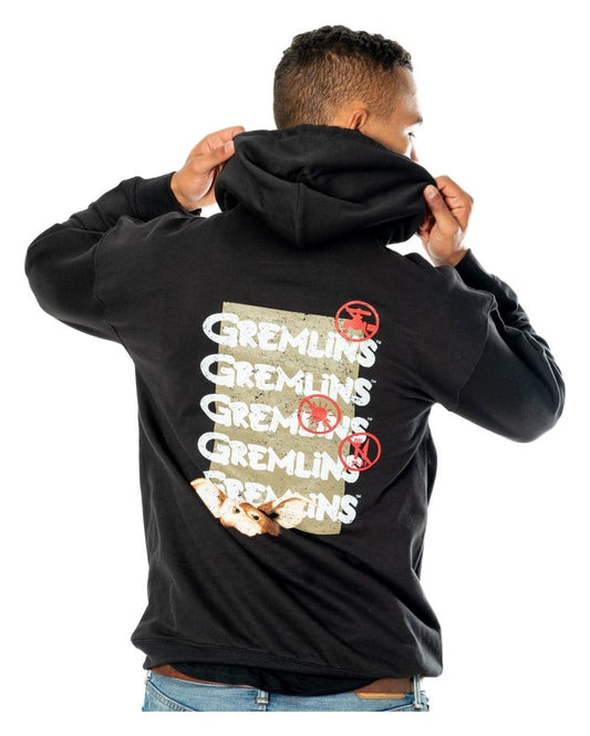 Gremlins Kapuzenpullover Front Back Tear-Away Größe M - Versand: 7 Tage nach Bestellung
