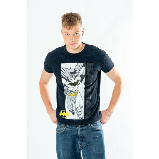 Batman T-Shirt Comic Acid Wash Größe XXL - Versand: 7 Tage nach Bestellung