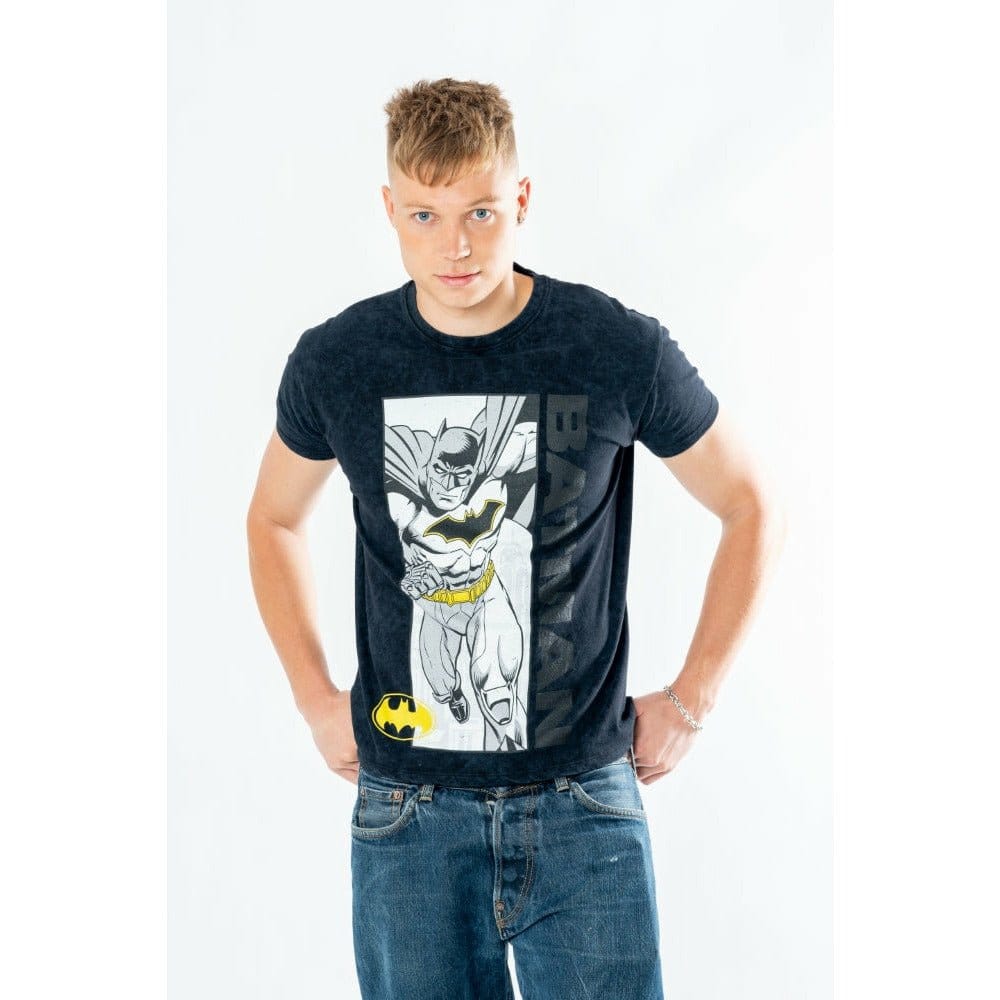 Batman T-Shirt Comic Acid Wash Größe M - Versand: 7 Tage nach Bestellung