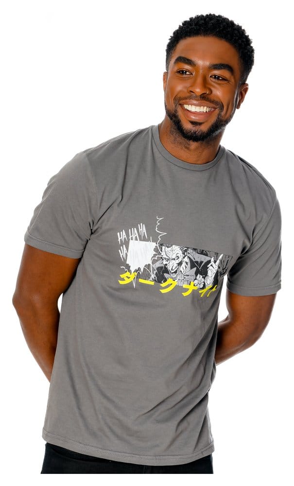 DC Comics T-Shirt The Joker Manga Ha Ha Größe L - Versand: 7 Tage nach Bestellung