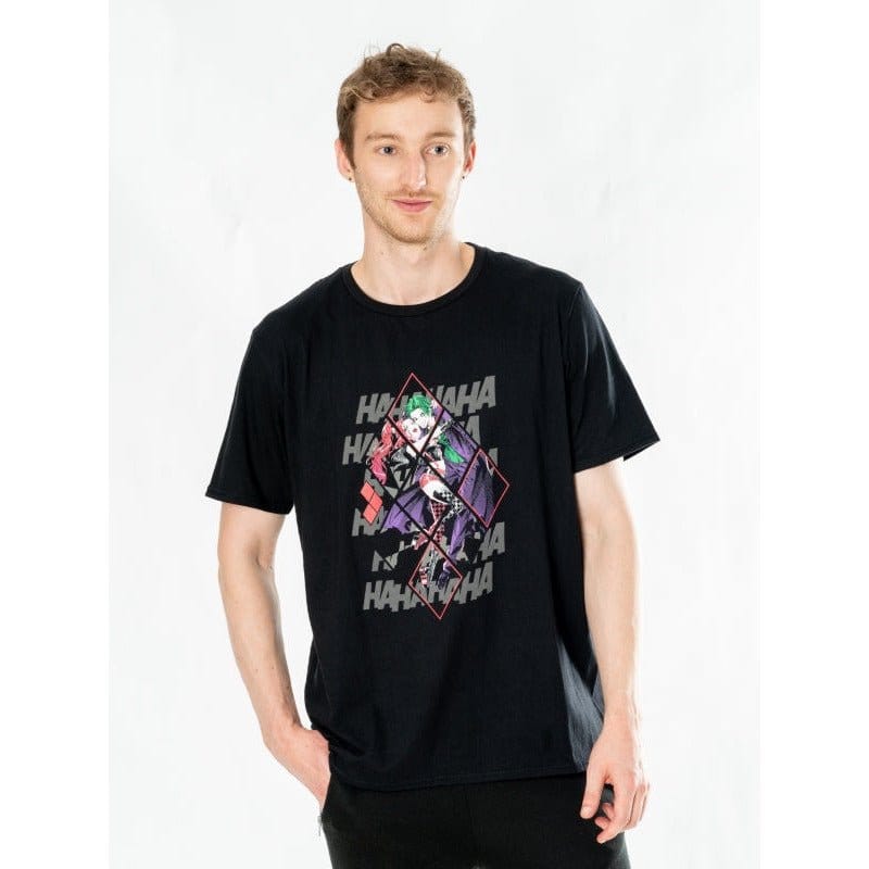 DC Comics T-Shirt Harley Quinn Joker Diamond Größe XL - Versand: 7 Tage nach Bestellung
