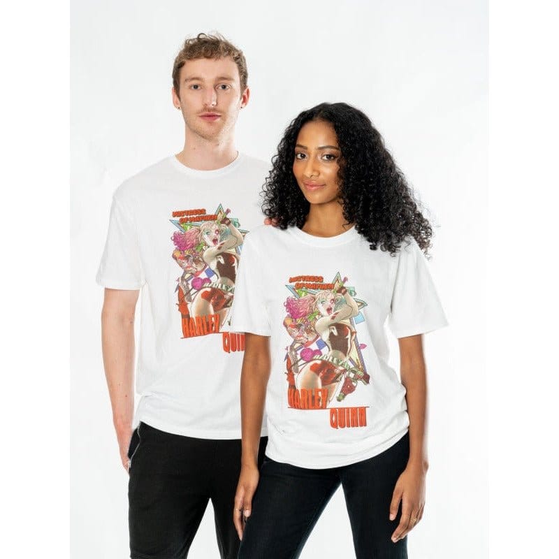 DC T-Shirt Harley Quinn Anime Mayhem Größe M - Versand: 7 Tage nach Bestellung