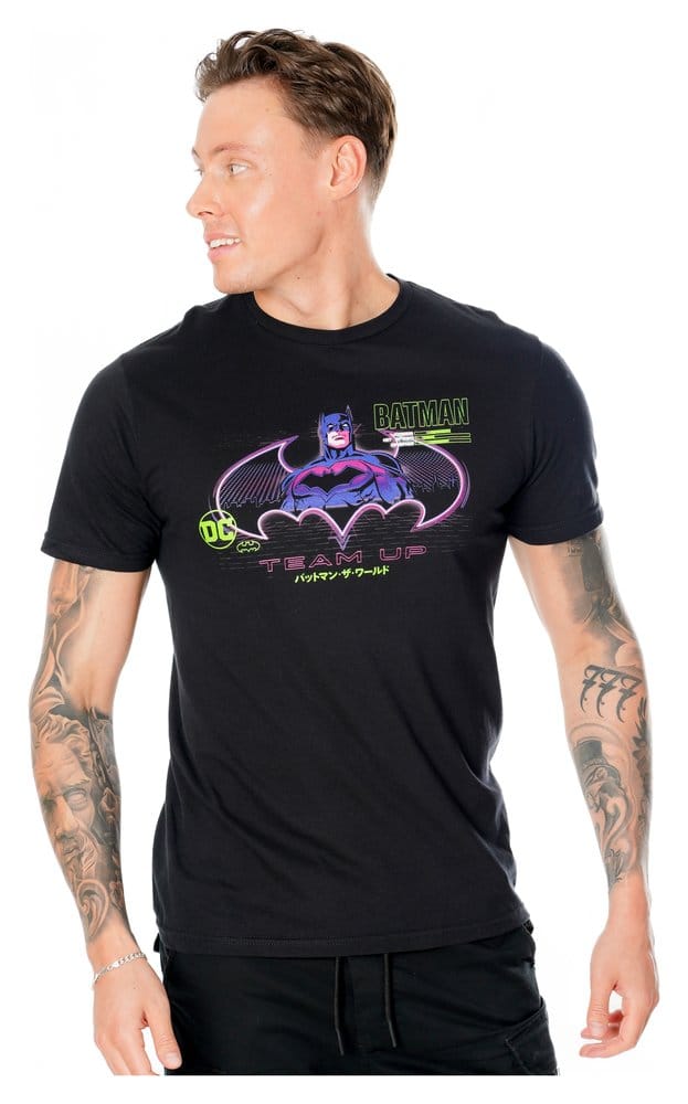 Batman T-Shirt Anime Matrix Grid Größe XXL - Versand: 7 Tage nach Bestellung