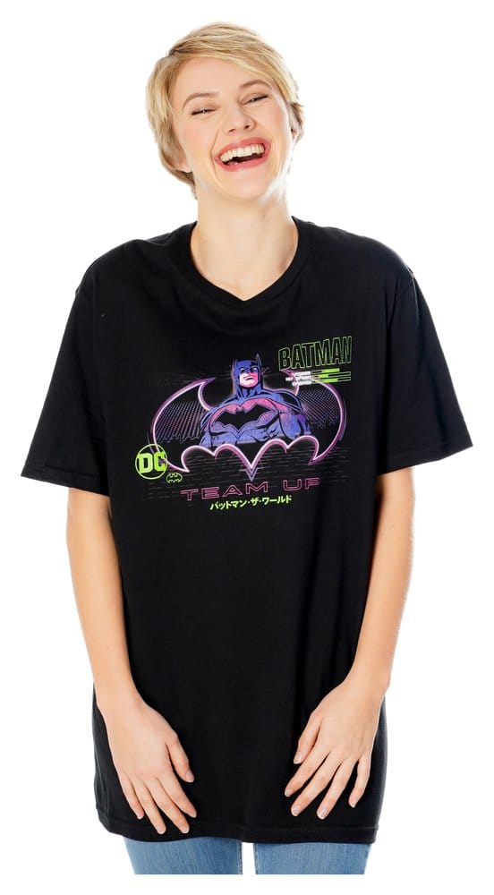 Batman T-Shirt Anime Matrix Grid Größe S - Versand: 7 Tage nach Bestellung