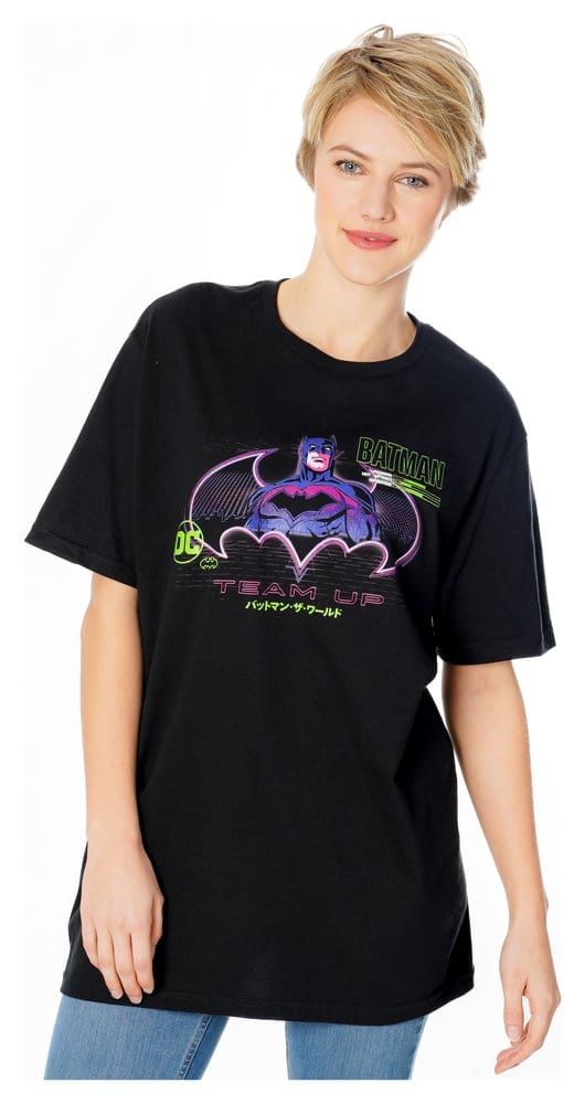 Batman T-Shirt Anime Matrix Grid Größe L - Versand: 7 Tage nach Bestellung