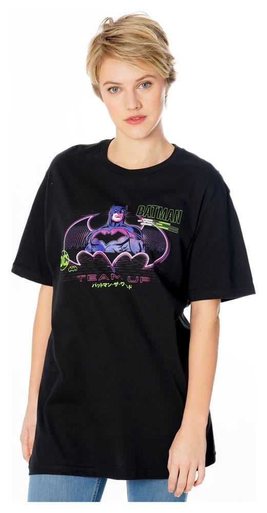 Batman T-Shirt Anime Matrix Grid Größe XXL - Versand: 7 Tage nach Bestellung