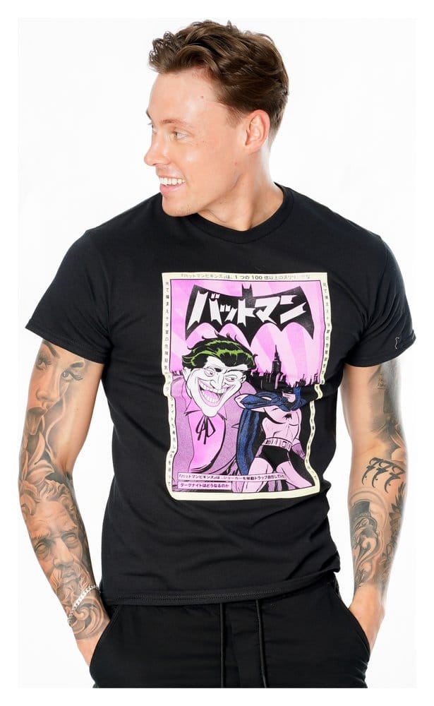 Batman T-Shirt Joker Anime Poster Größe L - Versand: 7 Tage nach Bestellung