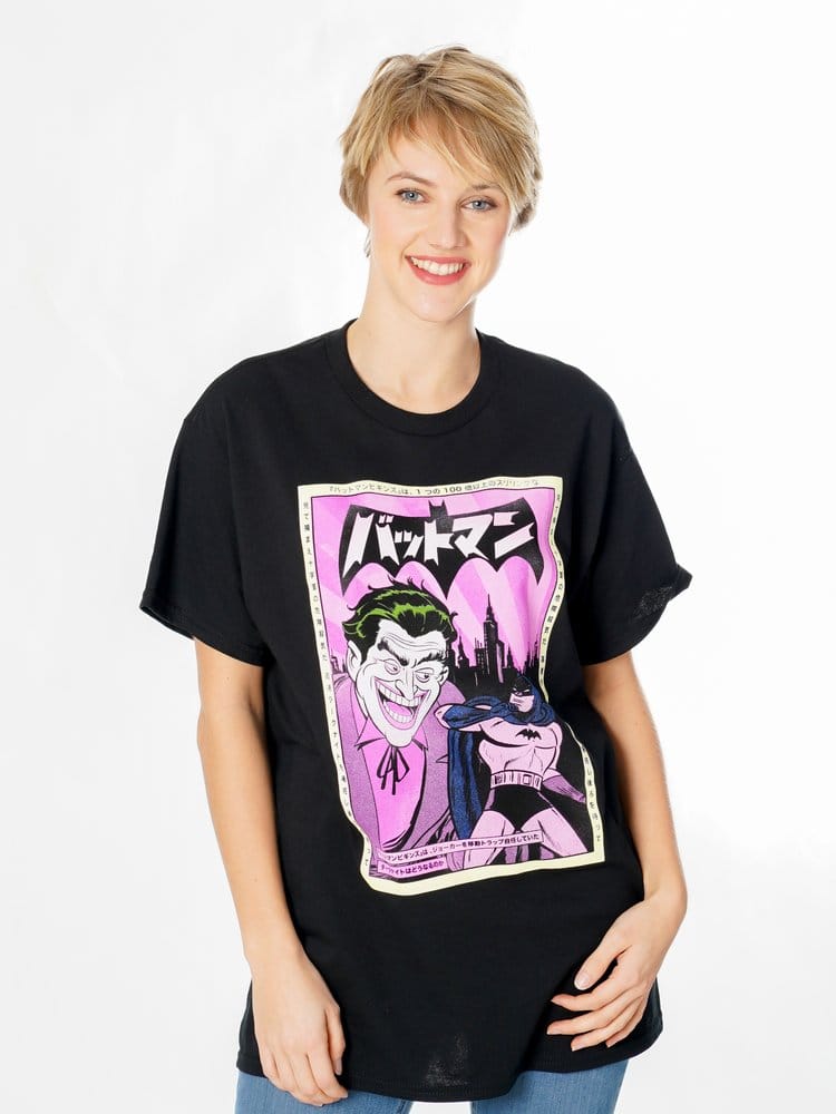 Batman T-Shirt Joker Anime Poster Größe M - Versand: 7 Tage nach Bestellung