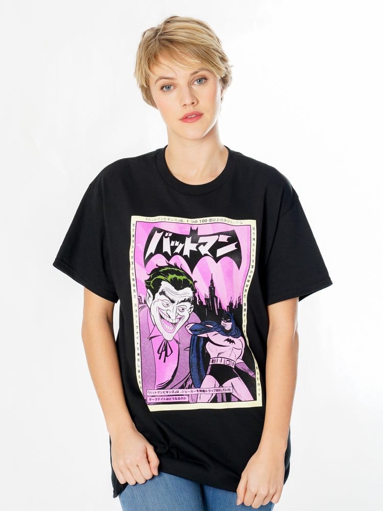 Batman T-Shirt Joker Anime Poster Größe M - Versand: 7 Tage nach Bestellung