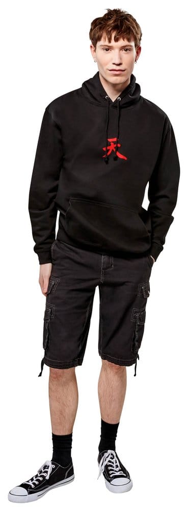 Street Fighter Kapuzenpullover Akuma Reverse Größe XL - Versand: 7 Tage nach Bestellung