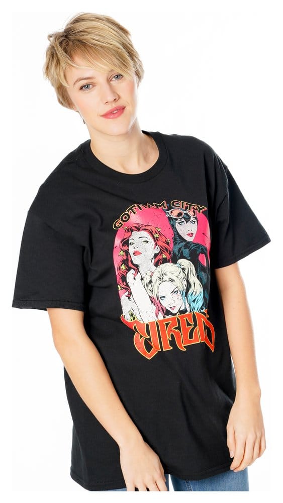 Gotham City Sirens T-Shirt Vintage Poster Größe S - Versand: 7 Tage nach Bestellung