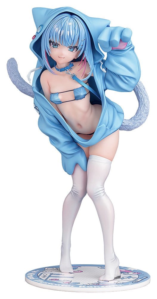 Virtual illustrator Kanzarin PVC Figur 1/6 kanzarin-chan: Cat-Eared Hoodie Ver. 26 cm - Preorder - ETA: 23.04.2027