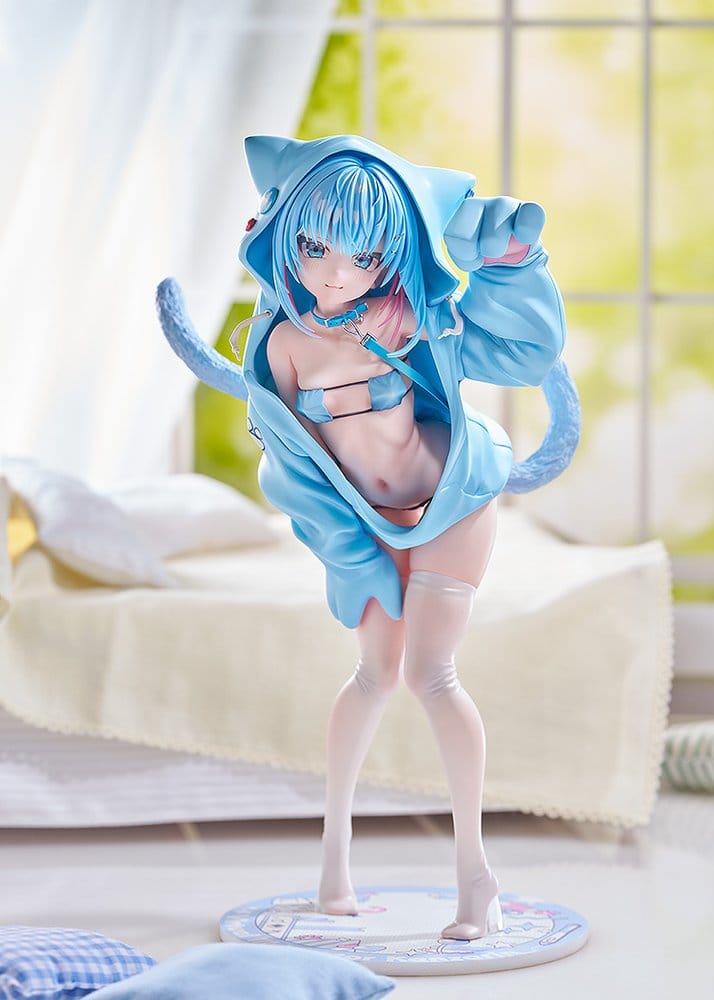 Virtual illustrator Kanzarin PVC Figur 1/6 kanzarin-chan: Cat-Eared Hoodie Ver. 26 cm - Preorder - ETA: 23.04.2027