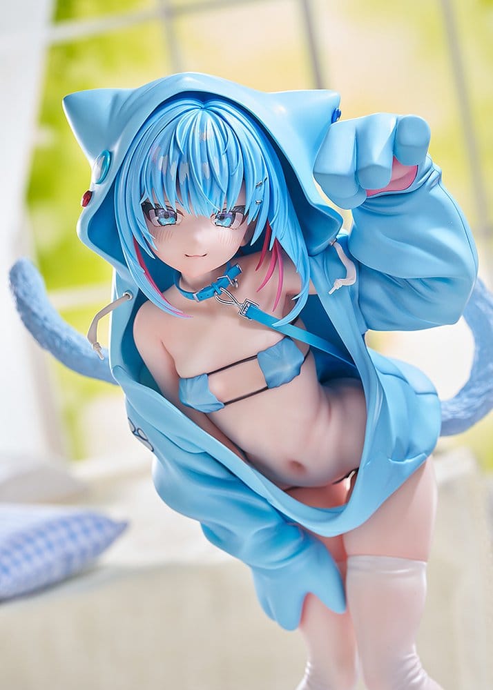 Virtual illustrator Kanzarin PVC Figur 1/6 kanzarin-chan: Cat-Eared Hoodie Ver. 26 cm - Preorder - ETA: 23.04.2027