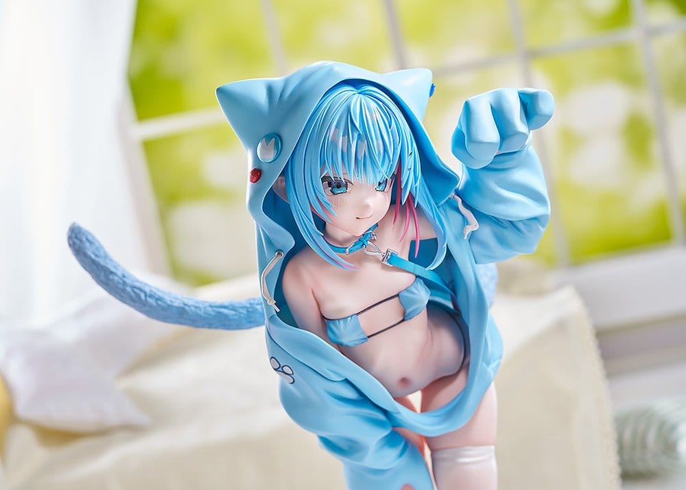 Virtual illustrator Kanzarin PVC Figur 1/6 kanzarin-chan: Cat-Eared Hoodie Ver. 26 cm - Preorder - ETA: 23.04.2027