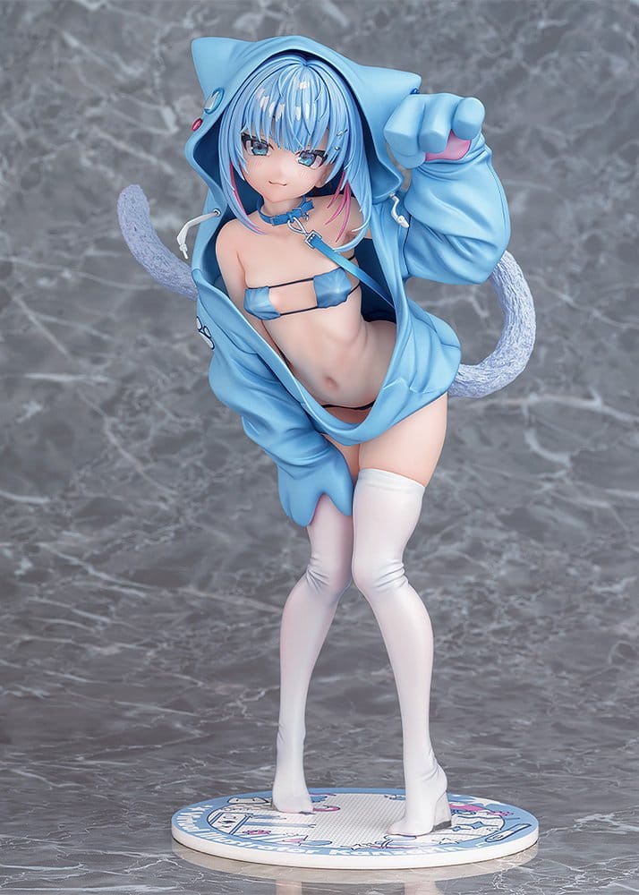 Virtual illustrator Kanzarin PVC Figur 1/6 kanzarin-chan: Cat-Eared Hoodie Ver. 26 cm - Preorder - ETA: 23.04.2027