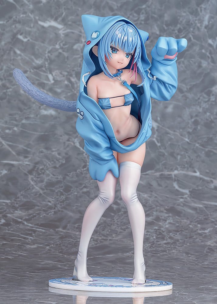 Virtual illustrator Kanzarin PVC Figur 1/6 kanzarin-chan: Cat-Eared Hoodie Ver. 26 cm - Preorder - ETA: 23.04.2027