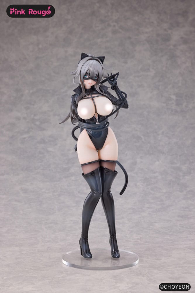Original Character PVC Statuen 2er-Set 1/6 Cat Woman Happy-chan DX Ver. 27 cm   - Preorder - ETA: 25.07.2026