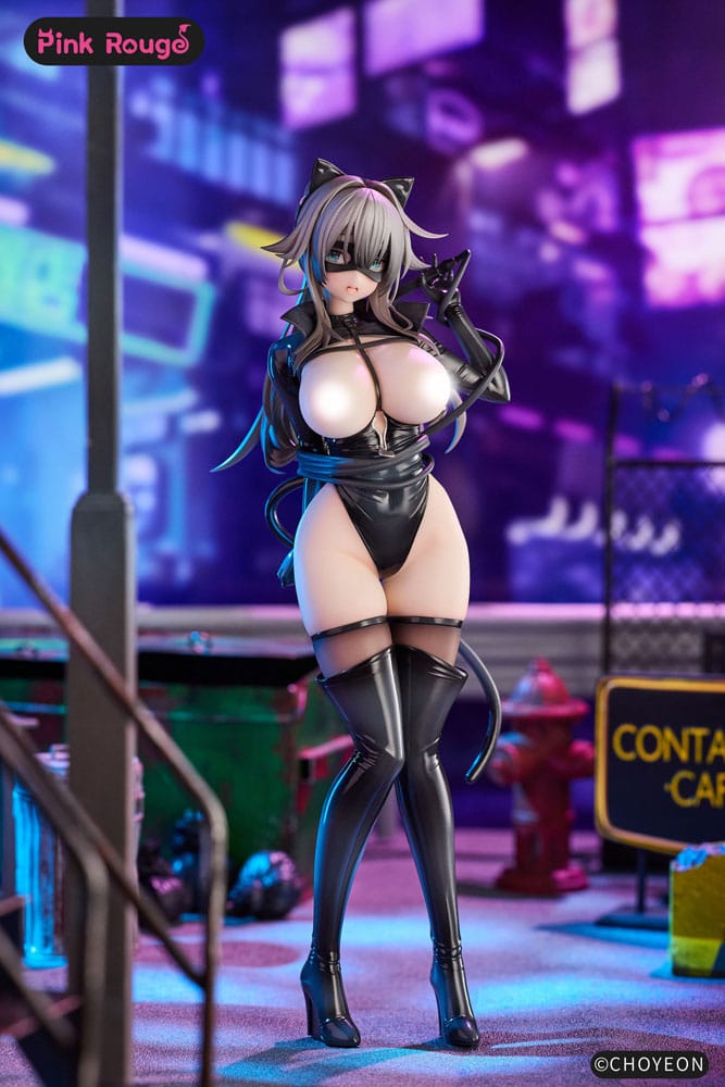 Original Character PVC Statuen 2er-Set 1/6 Cat Woman Happy-chan DX Ver. 27 cm   - Preorder - ETA: 25.07.2026