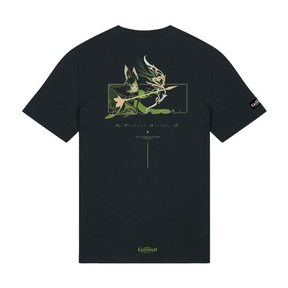 Genshin Impact T-Shirt Tighnari Verdant Strider Größe XL - Versand: 5-7 Tage nach Bestellung