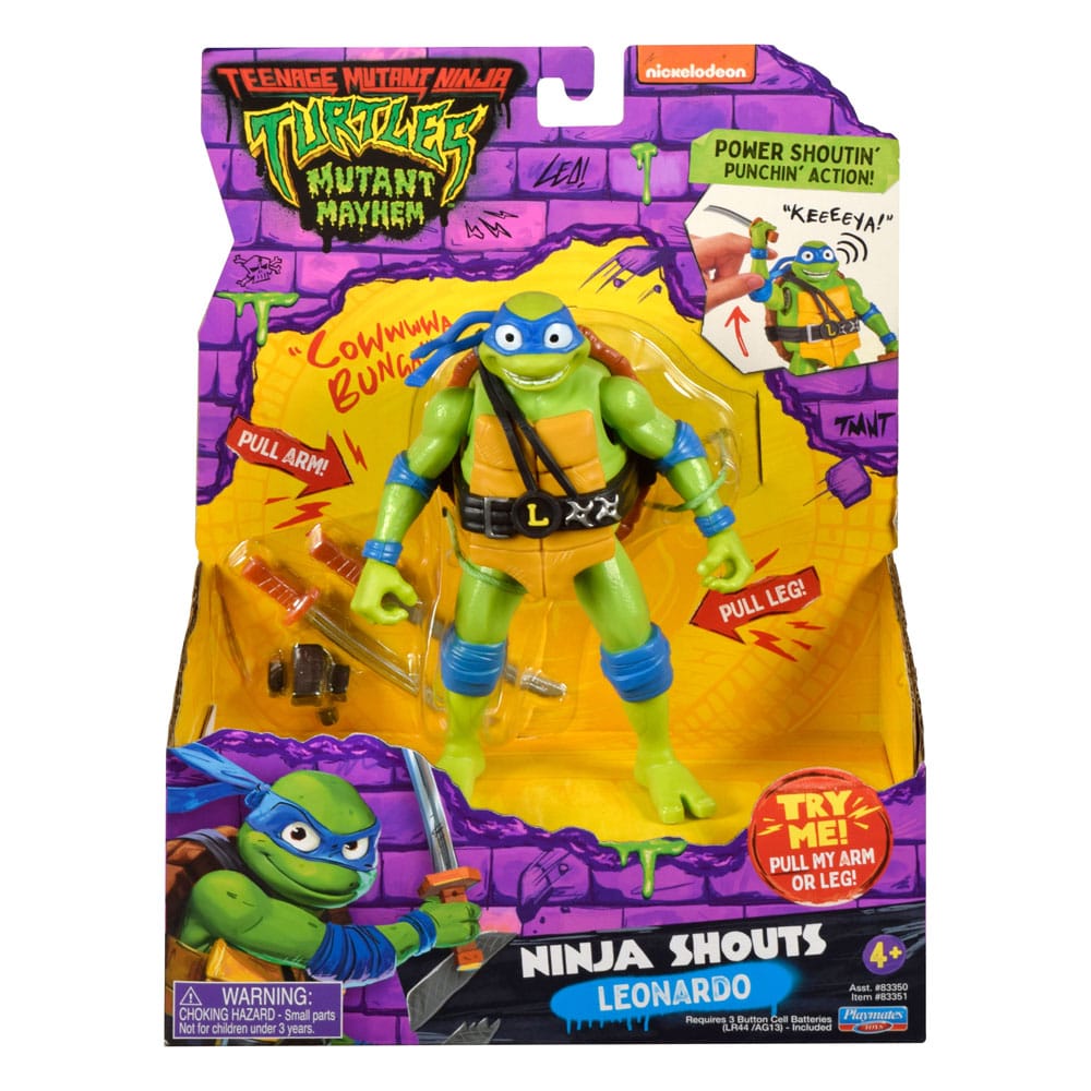 Teenage Mutant Ninja Turtles: Mutant Mayhem Ninja Shouts Action Figuren 15 cm Sortiment (8) - Preorder - ETA: 25.11.2025