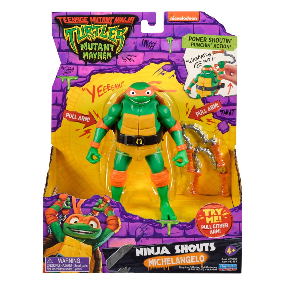 Teenage Mutant Ninja Turtles: Mutant Mayhem Ninja Shouts Action Figuren 15 cm Sortiment (8) - Preorder - ETA: 25.11.2025
