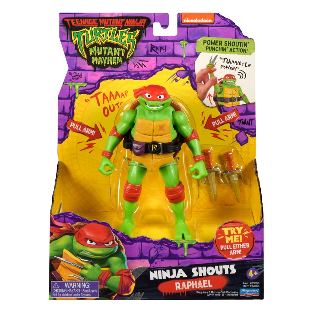 Teenage Mutant Ninja Turtles: Mutant Mayhem Ninja Shouts Action Figuren 15 cm Sortiment (8) - Preorder - ETA: 25.11.2025