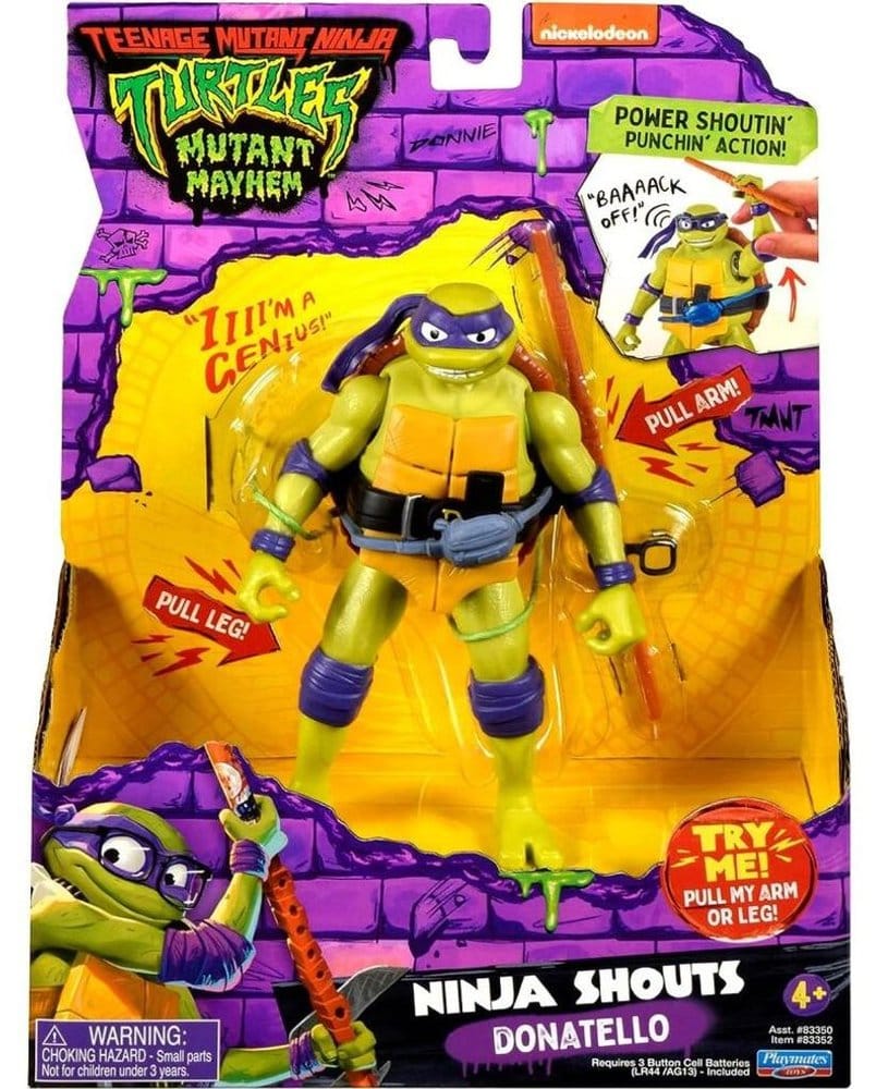 Teenage Mutant Ninja Turtles: Mutant Mayhem Ninja Shouts Actionfigur Donatello - Preorder - ETA: 25.09.2026