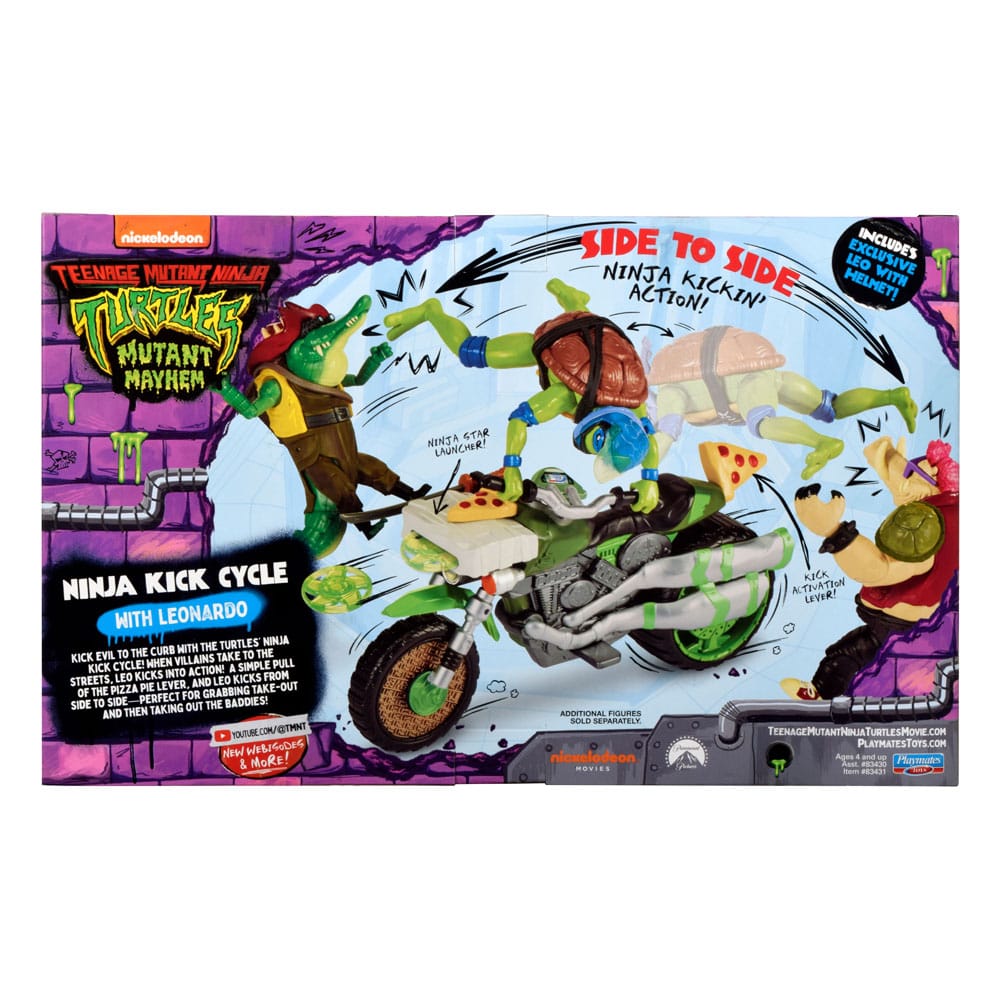 Teenage Mutant Ninja Turtles: Mutant Mayhem Fahrzeuge mit Figuren 30 cm Sortiment (4) - Versand: 5-7 Tage nach Bestellung