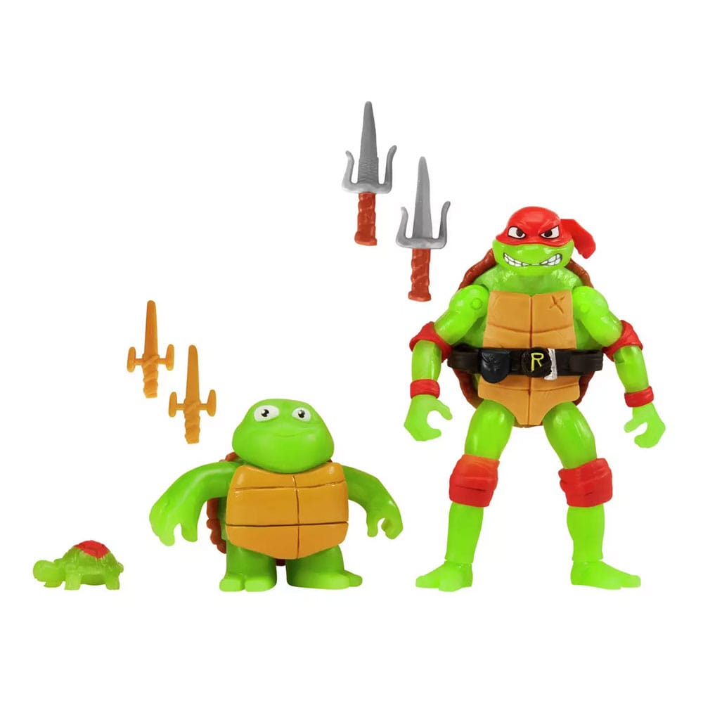 Teenage Mutant Ninja Turtles: Mutant Mayhem Actionfiguren 3er-Pack Raphael Evolution 10 cm - Preorder - ETA: 25.11.2025