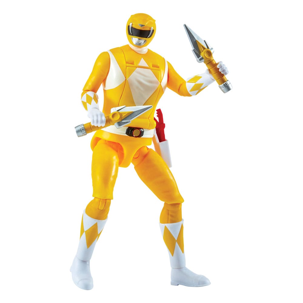 Power Rangers Actionfigur Auto-Morphin Yellow Ranger 12 cm - Preorder - ETA: 09.12.2025