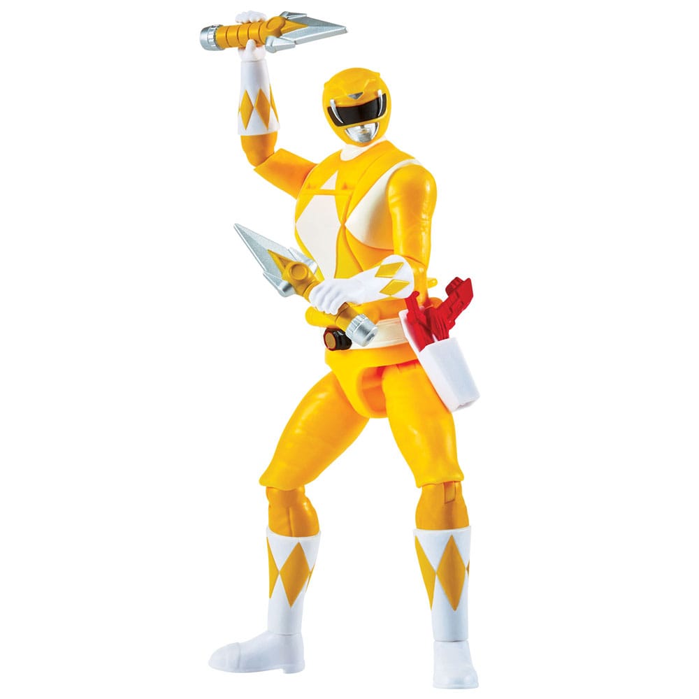 Power Rangers Actionfigur Auto-Morphin Yellow Ranger 12 cm - Preorder - ETA: 09.12.2025