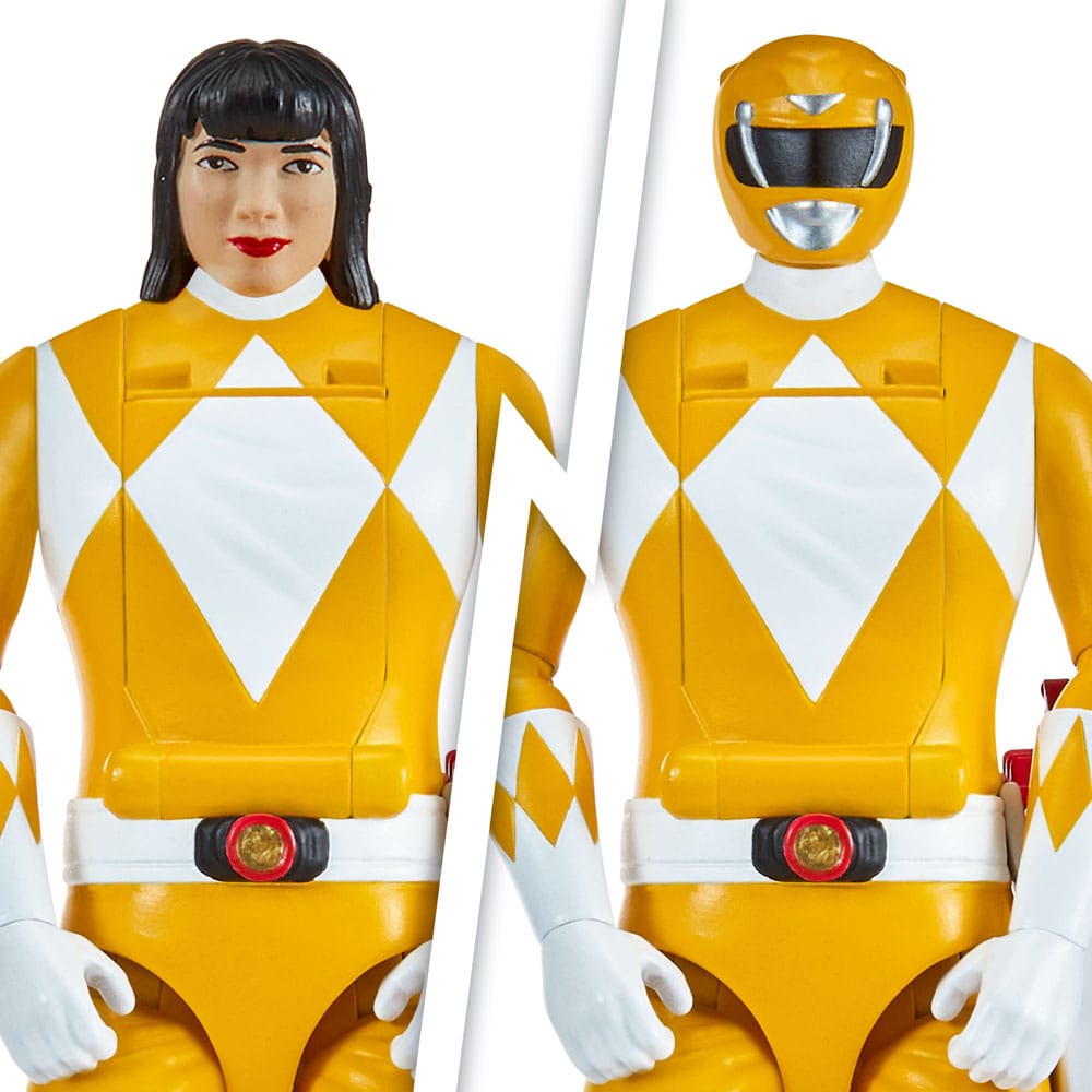 Power Rangers Actionfigur Auto-Morphin Yellow Ranger 12 cm - Preorder - ETA: 09.12.2025