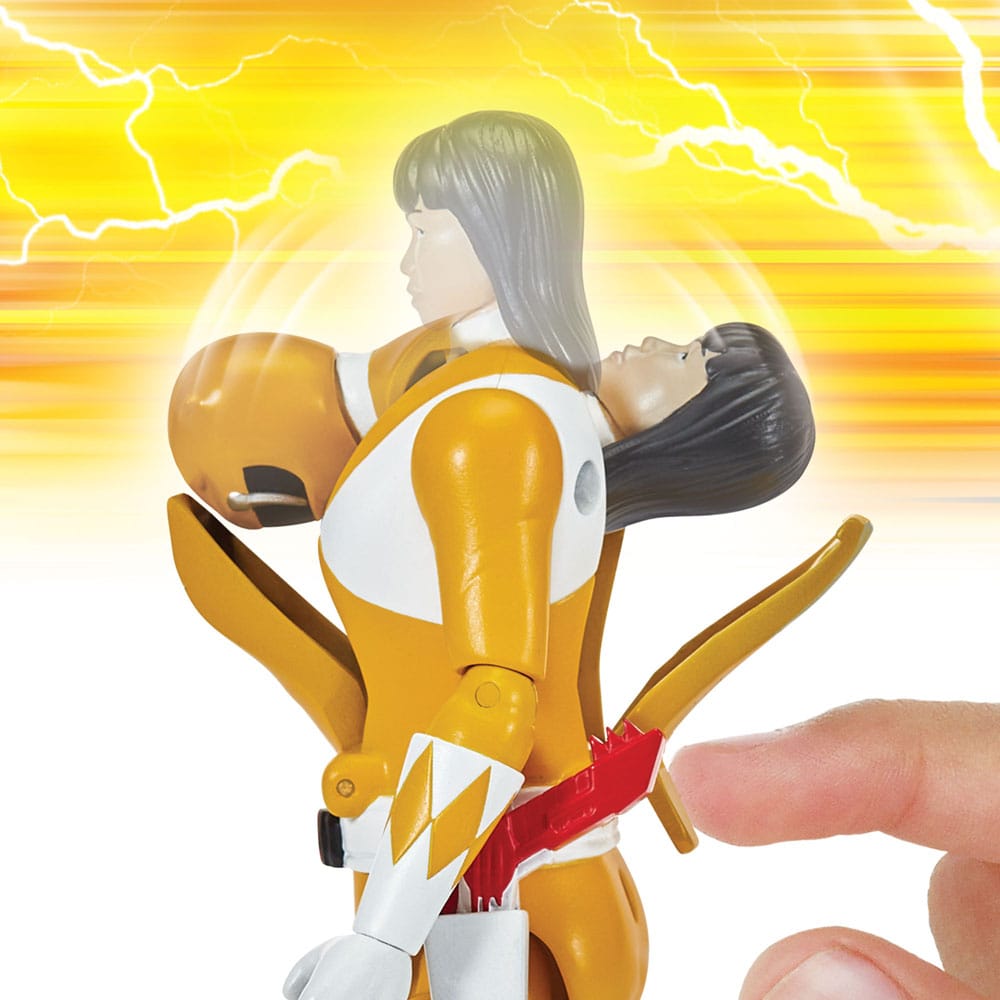 Power Rangers Actionfigur Auto-Morphin Yellow Ranger 12 cm - Preorder - ETA: 09.12.2025