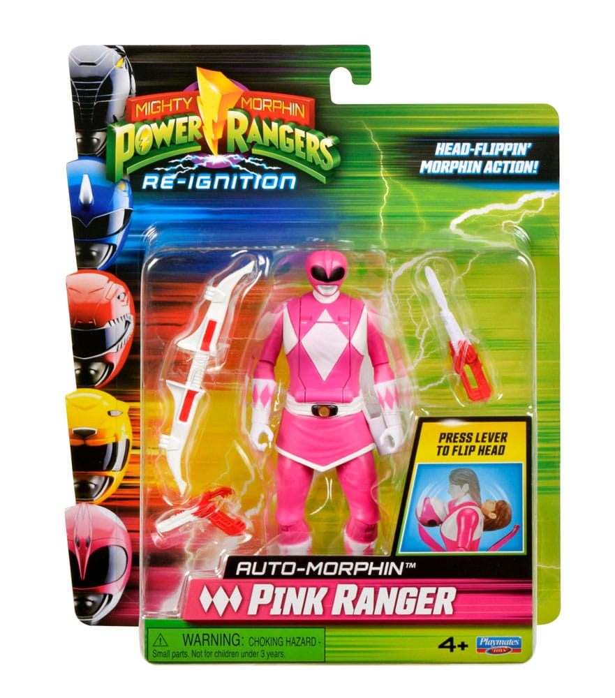 Power Rangers Actionfigur Auto-Morphin Pink Ranger 12 cm - Preorder - ETA: 09.12.2025