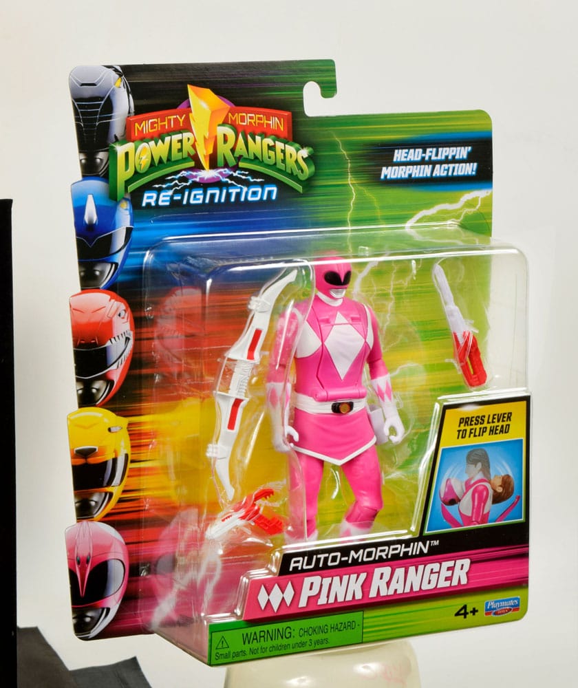 Power Rangers Actionfigur Auto-Morphin Pink Ranger 12 cm - Preorder - ETA: 09.12.2025