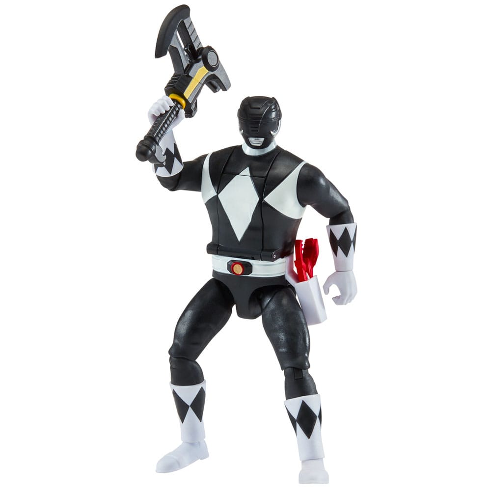 Power Rangers Actionfigur Auto-Morphin Black Ranger 12 cm - Versand: 5-7 Tage nach Bestellung