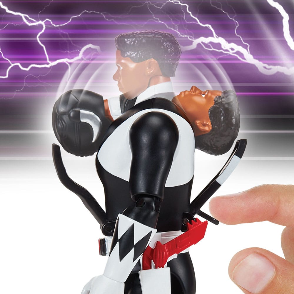 Power Rangers Actionfigur Auto-Morphin Black Ranger 12 cm - Versand: 5-7 Tage nach Bestellung
