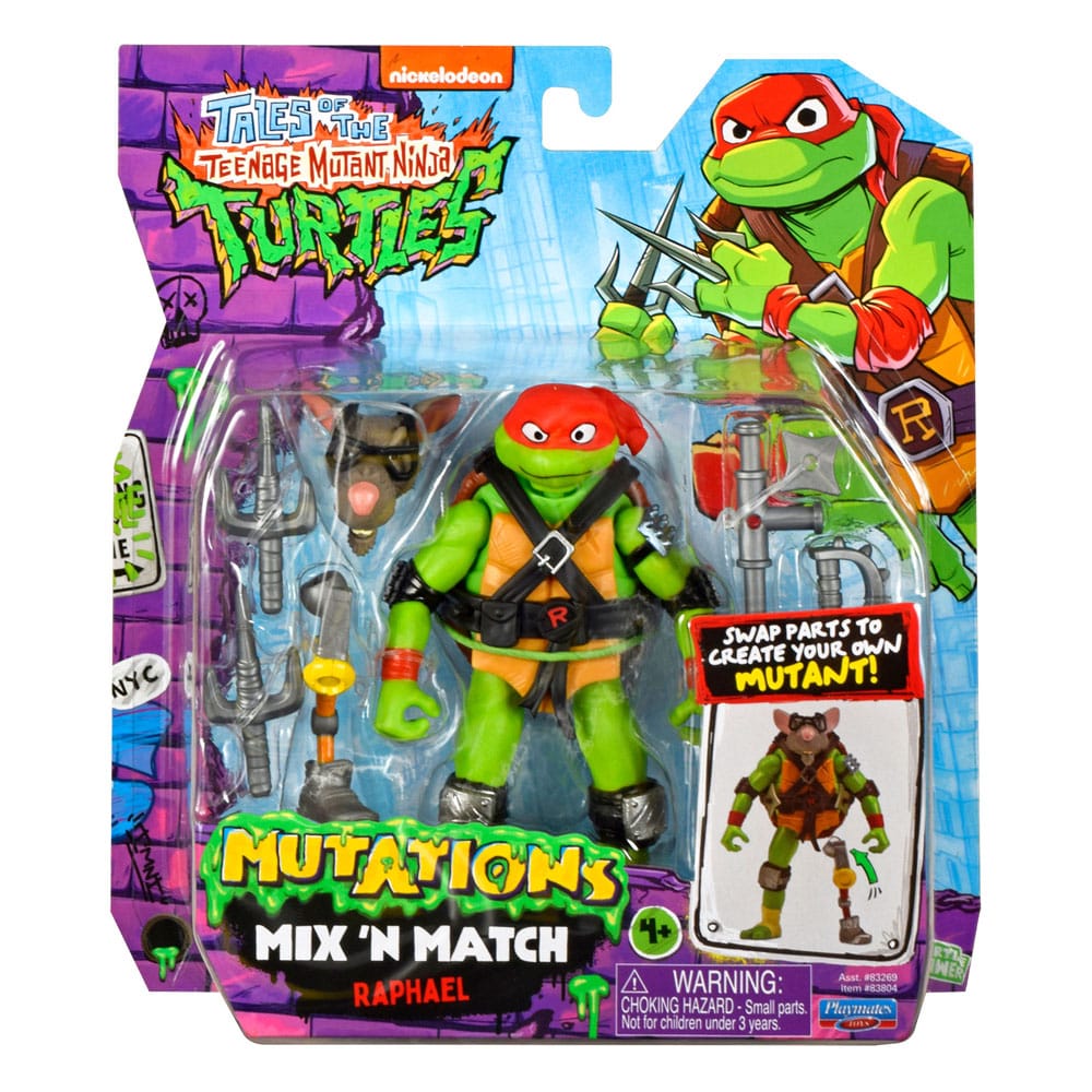 Die Abenteuer der Teenage Mutant Ninja Turtles Mix 'n Match Actionfigur Raphael 12 cm - Versand: 5-7 Tage nach Bestellung