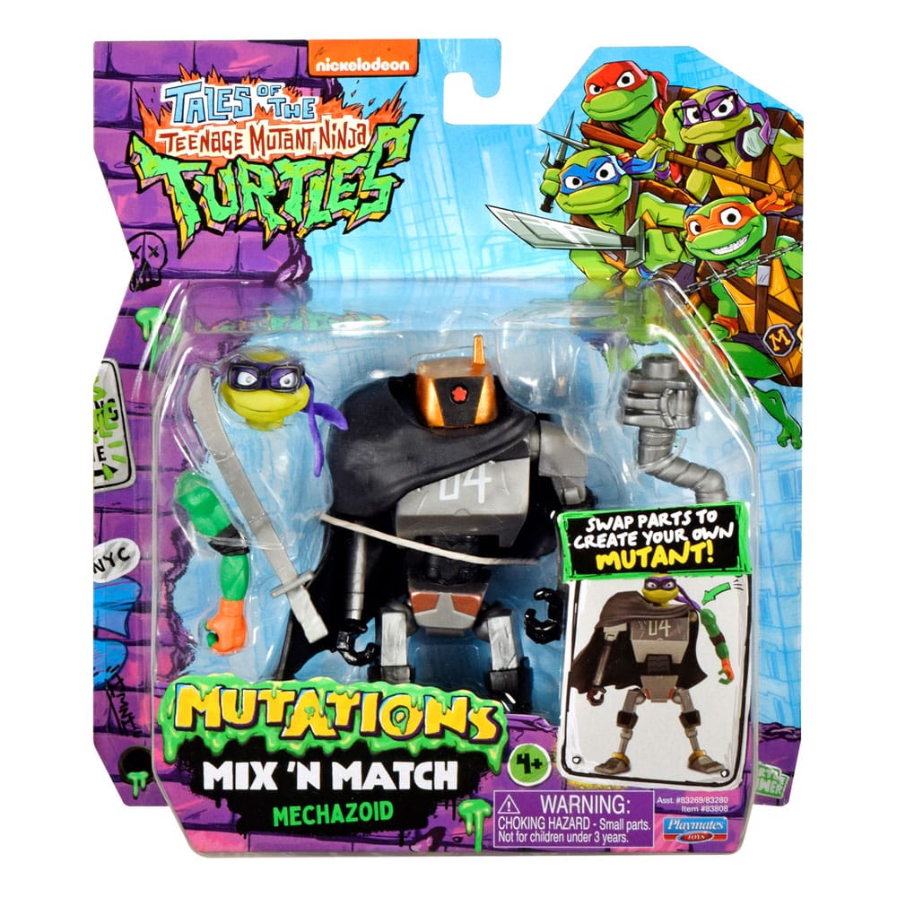 Die Abenteuer der Teenage Mutant Ninja Turtles Mix 'n Match Actionfigur Mechazoid 12 cm - Versand: 5-7 Tage nach Bestellung