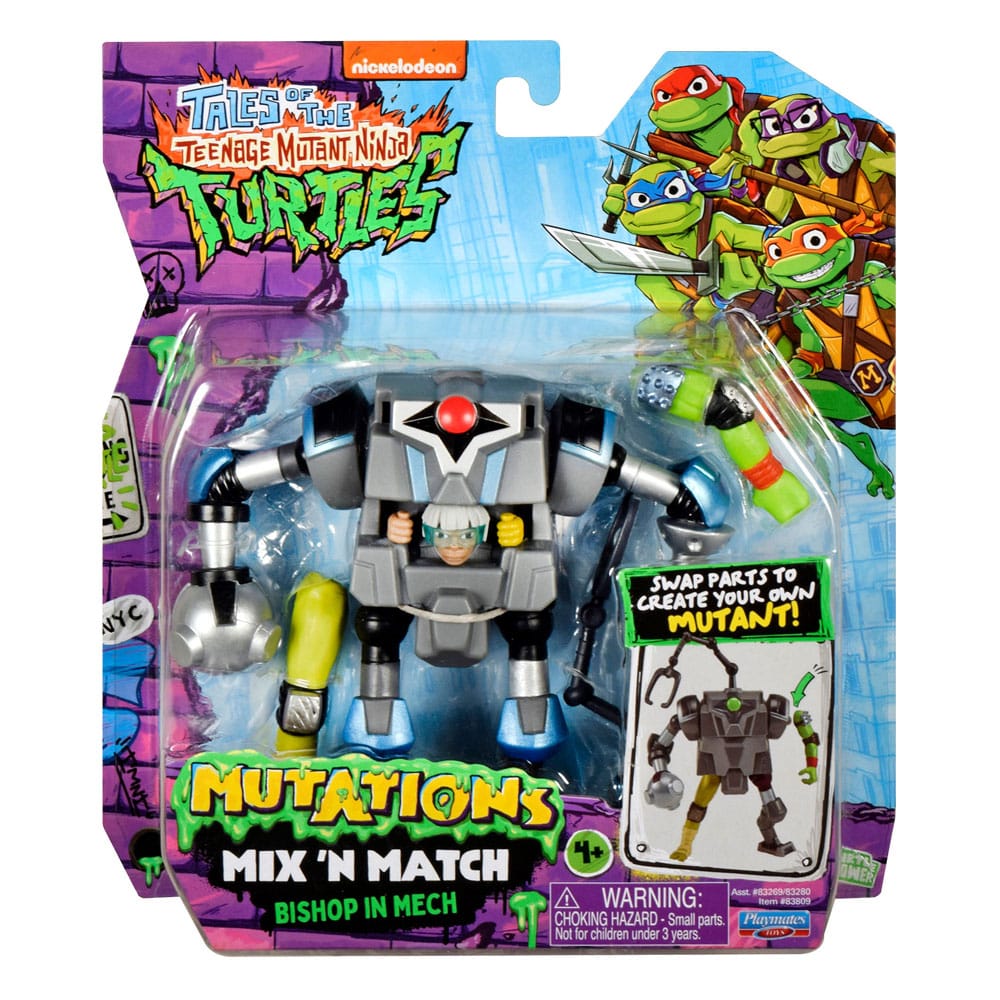 Die Abenteuer der Teenage Mutant Ninja Turtles Mix 'n Match Actionfigur Mech Suit 12 cm - Versand: 5-7 Tage nach Bestellung